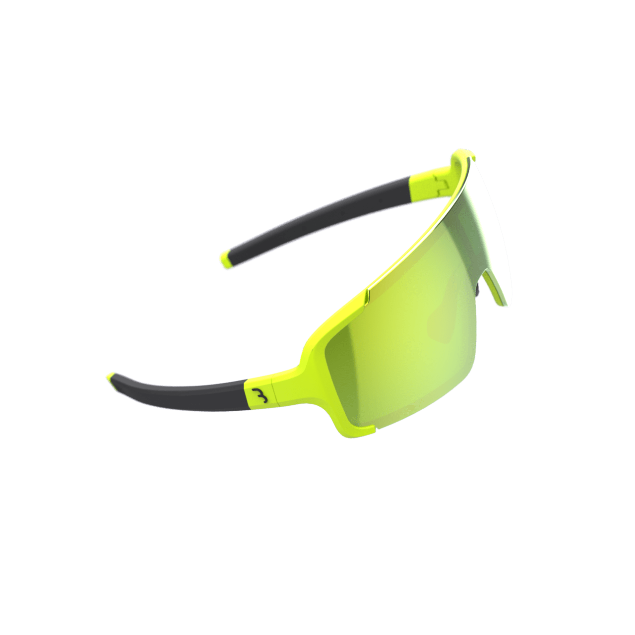 BBB Cycling kerékpáros sportszemüveg BSG-69 Chester, matt neon sárga keret / MLC neon zöld lencsékkel