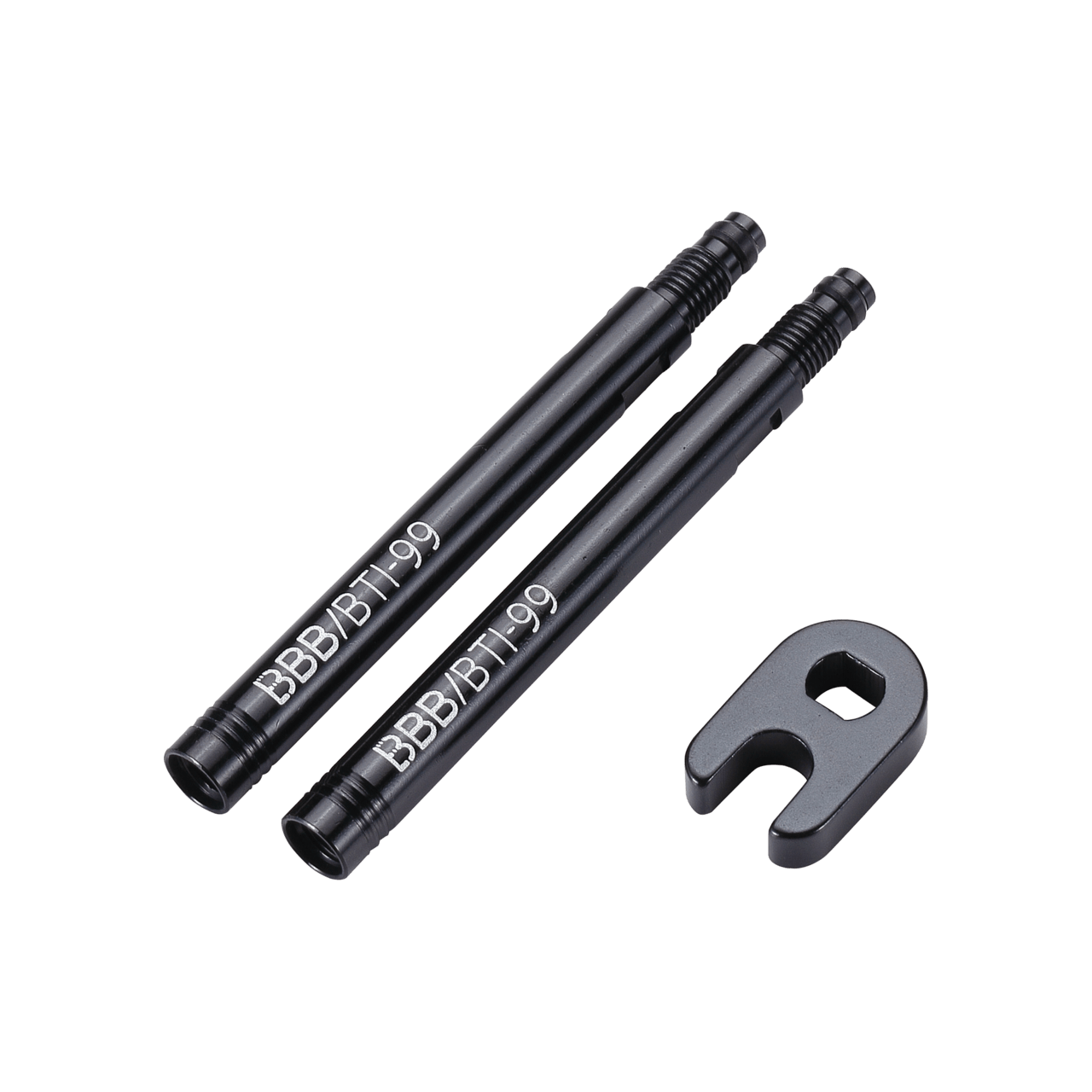 BBB Cycling kerékpáros szelephosszabbító BTI-99 ValveExtend, alu, szerszámmal, 50mm (2db)