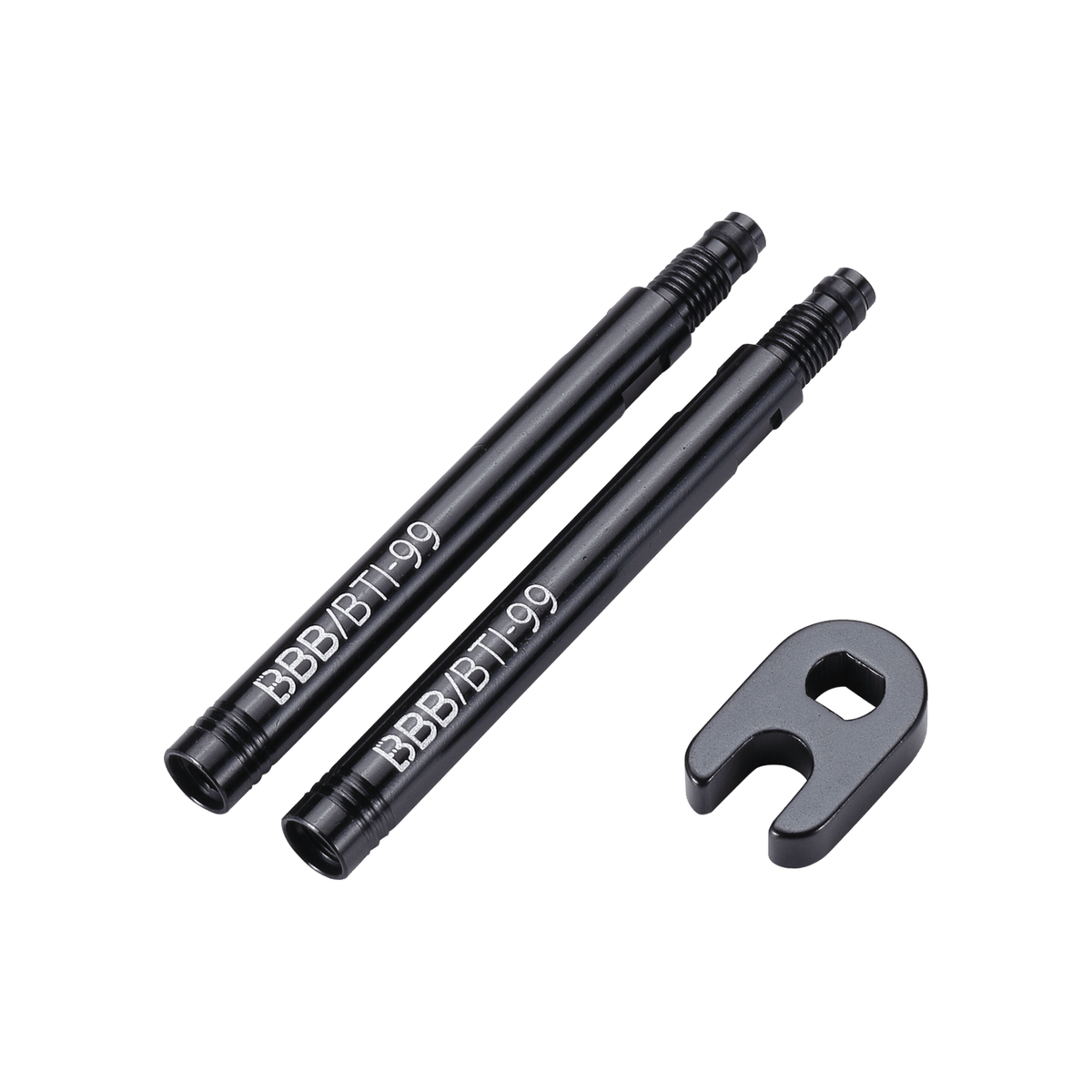 BBB Cycling kerékpáros szelephosszabbító BTI-99 ValveExtend, alu, szerszámmal, 50mm (2db)