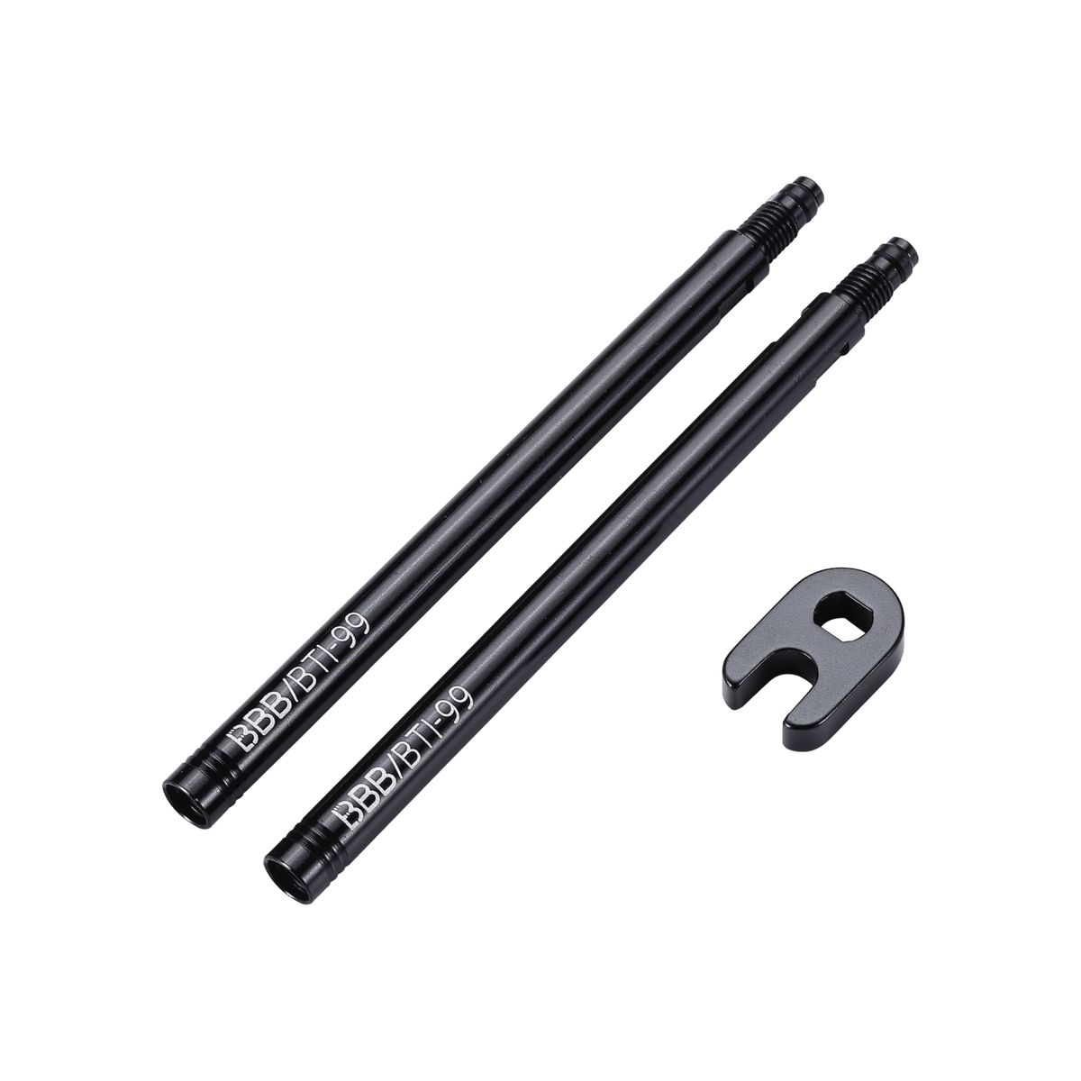 BBB Cycling kerékpáros szelephosszabbító BTI-99 ValveExtend, alu, szerszámmal, 80mm (2db)