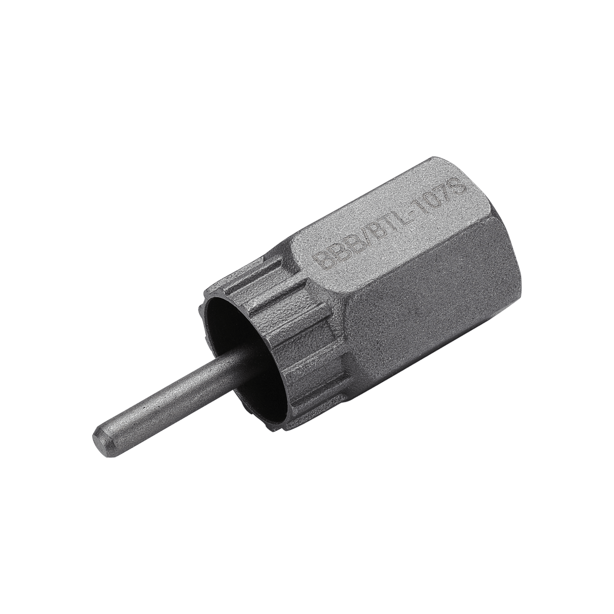 BBB Cycling kerékpáros szerszám - kazettabontó BTL-107S LockPlug, 24mm-es villáskulcs kell hozzá, Shimano HG és Center Lock kompatibilis, vezetőtüskével