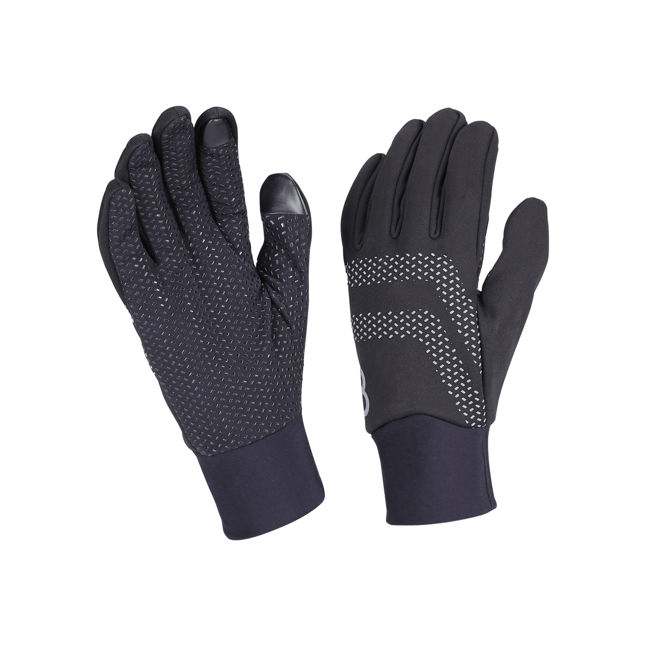 BBB Cycling kerékpáros téli kesztyű BWG-33 RaceShield WB 2.0, szélálló és vízlepergető, tavaszi és őszi időjáráshoz, fekete M