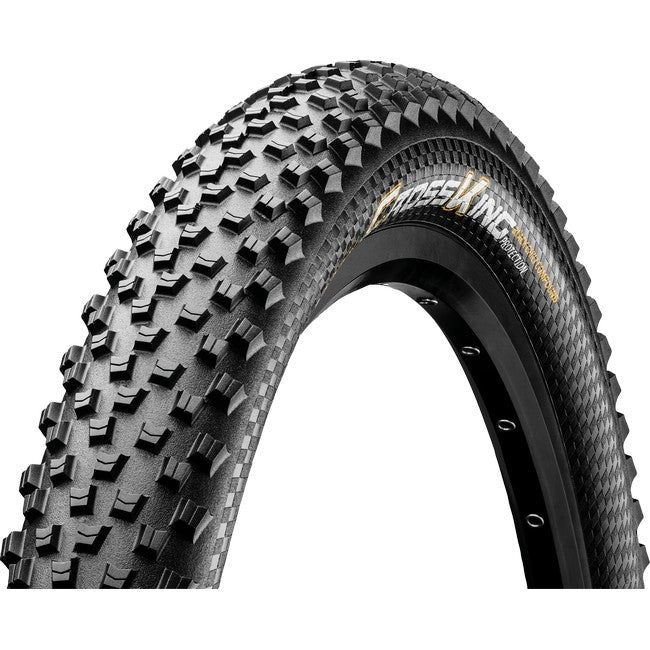 Continental MTB kerékpáros külső gumi 70-584 Cross King ProTection 27,5x2,8, hookless felni kompatibilis, tubeless ready, fekete/fekete, Skin hajtogathatós