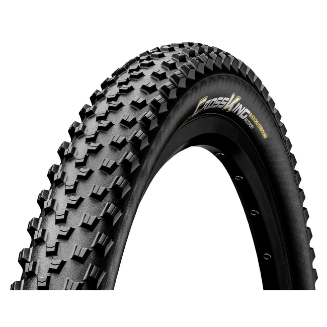 Continental MTB kerékpáros külső gumi 55-584 Cross King RaceSport 27,5x2,2 fekete/fekete, Skin hajtogathatós