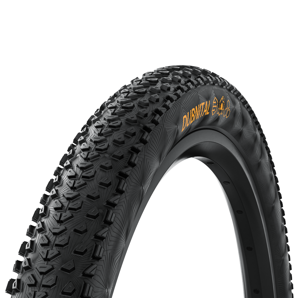Continental MTB kerékpáros külső gumi 60-622 Dubnital Race Rapid 29x2,4, hookless felni kompatibilis, tubeless ready, fekete/fekete hajtogathatós Skin