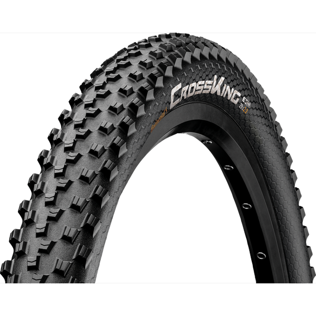 Continental MTB kerékpáros külső gumi 58-559 Cross King 26x2,3 fekete/fekete, Skin