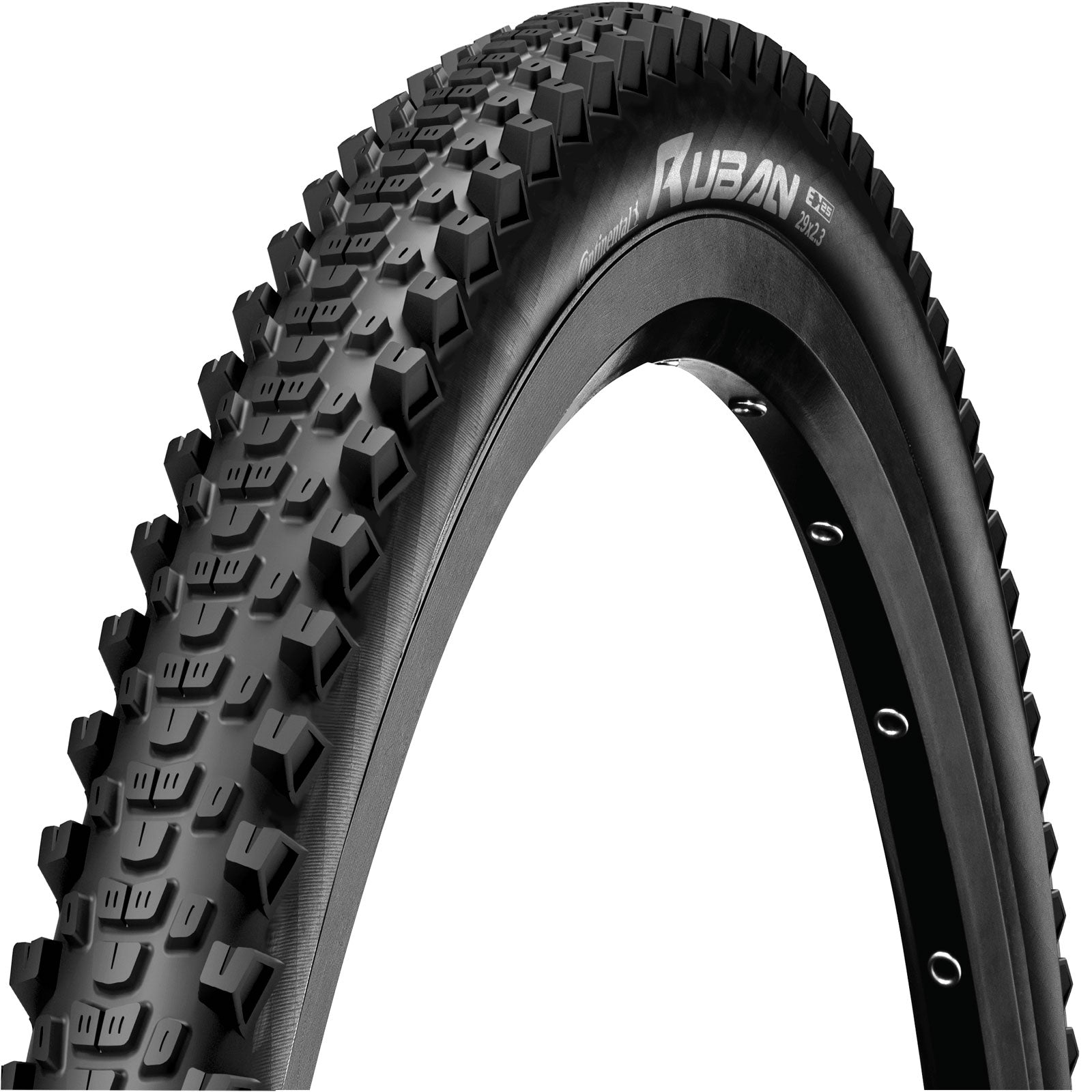 Continental MTB kerékpáros külső gumi 65-622 Ruban ShieldWall 29x2,6, hookless felni kompatibilis, tubeless ready, fekete/fekete hajtogathatós Skin SL