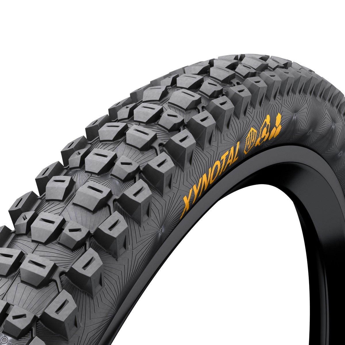 Continental MTB kerékpáros külső gumi 65-584 Xynotal Trail Endurance 27,5x2,6, hookless felni kompatibilis, tubeless ready, fekete/fekete hajtogathatós Skin