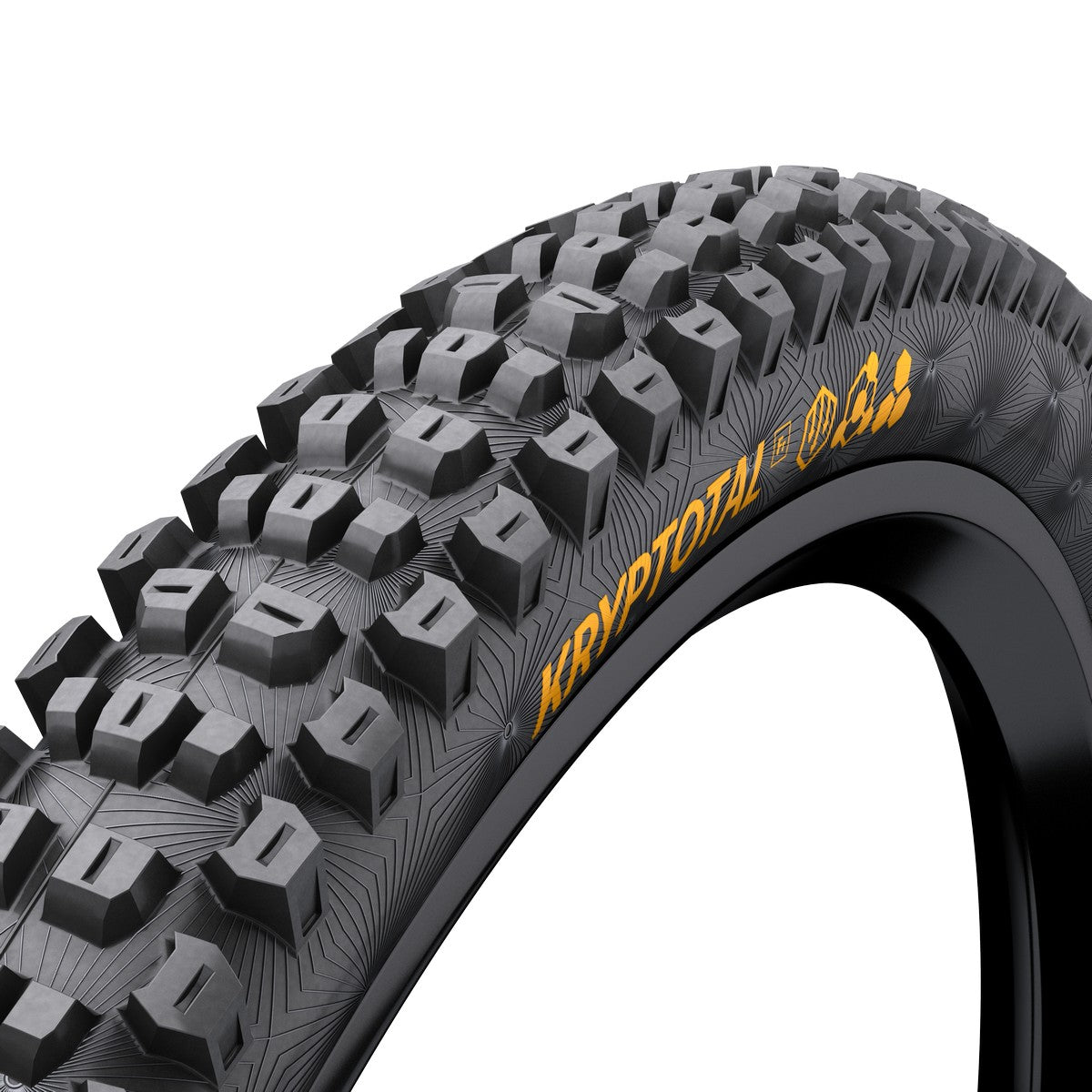 Continental MTB kerékpáros külső gumi 60-622 Kryptotal-F Trail Endurance 29x2,4, hookless felni kompatibilis, tubeless ready, fekete/fekete, hajtogathatós, előre