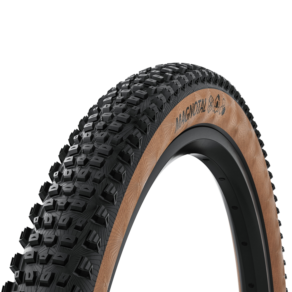 Continental MTB kerékpáros külső gumi 60-622 Magnotal Trail Grip 29x2,4, hookless felni kompatibilis, tubeless ready, fekete/transparent hajtogathatós Skin