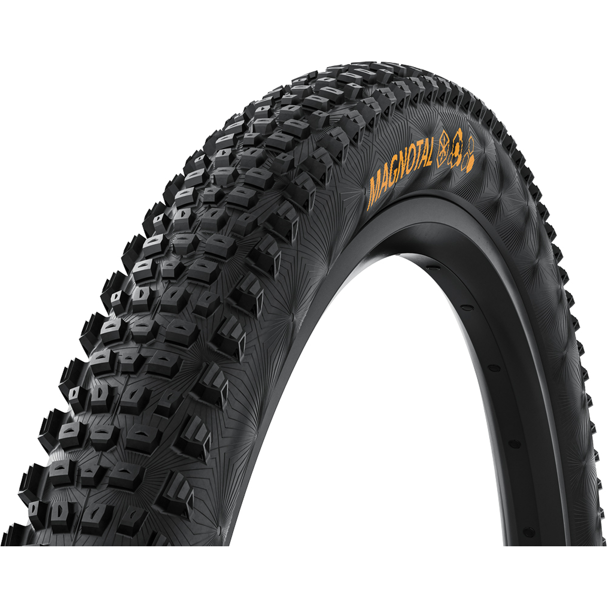 Continental MTB kerékpáros külső gumi 65-622 Magnotal Trail Grip 29x2,6, hookless felni kompatibilis, tubeless ready, fekete/fekete hajtogathatós Skin