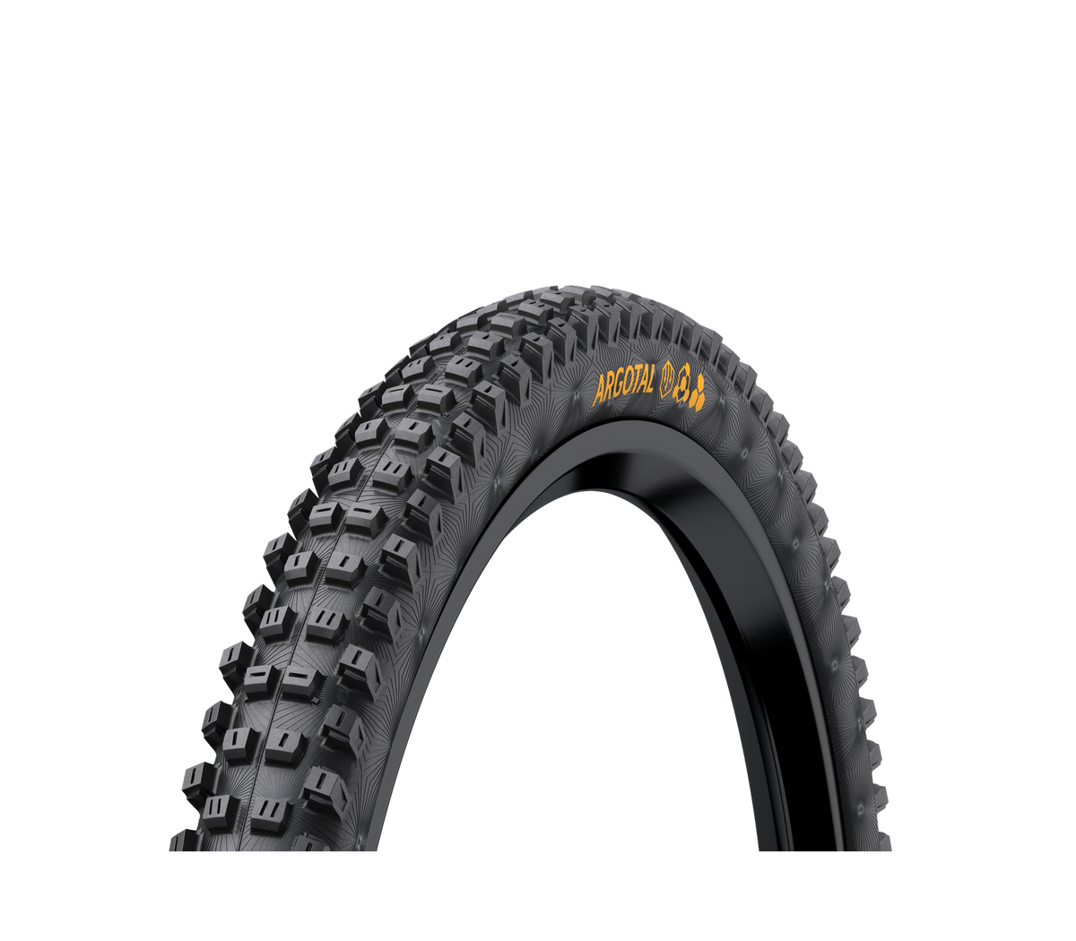 Continental MTB kerékpáros külső gumi 60-622 Argotal Enduro Soft 29x2,4, hookless felni kompatibilis, tubeless ready, fekete/fekete hajtogathatós Skin