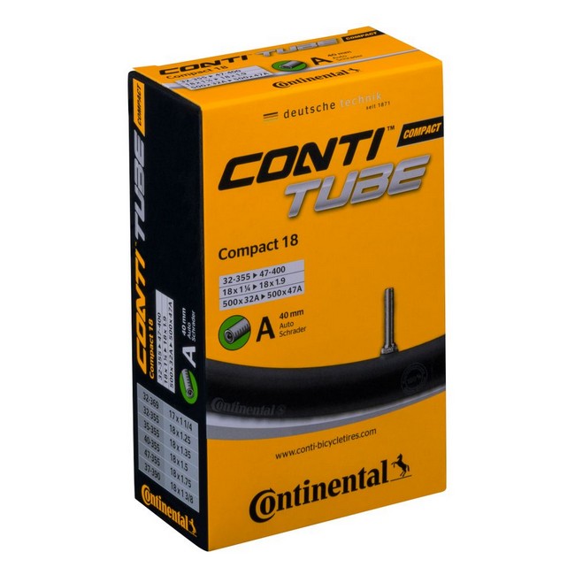 Continental kerékpáros belső gumi 32/47-355/400 Compact 18 A40 dobozos (Egységkarton: 25 db)
