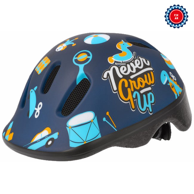 Polisport kerékpáros gyerek sisak Toys kék/mintás, XXS (44-48 cm)