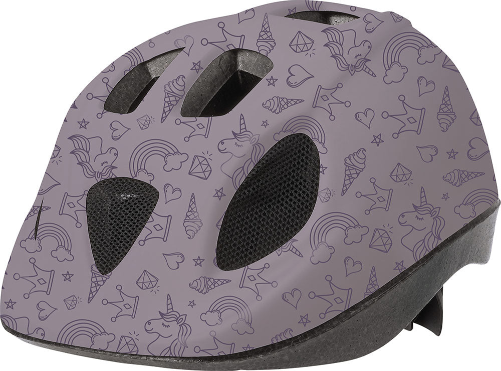Polisport kerékpáros gyerek sisak Fantasy szürke / lila /mintás, XS (46-53 cm)